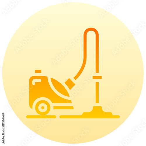 hoover round gradient vector icon