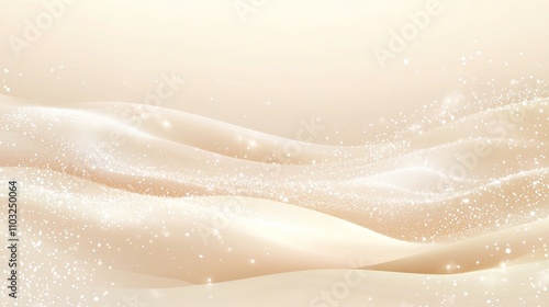 Elegant Abstract Beige Background with Glitter