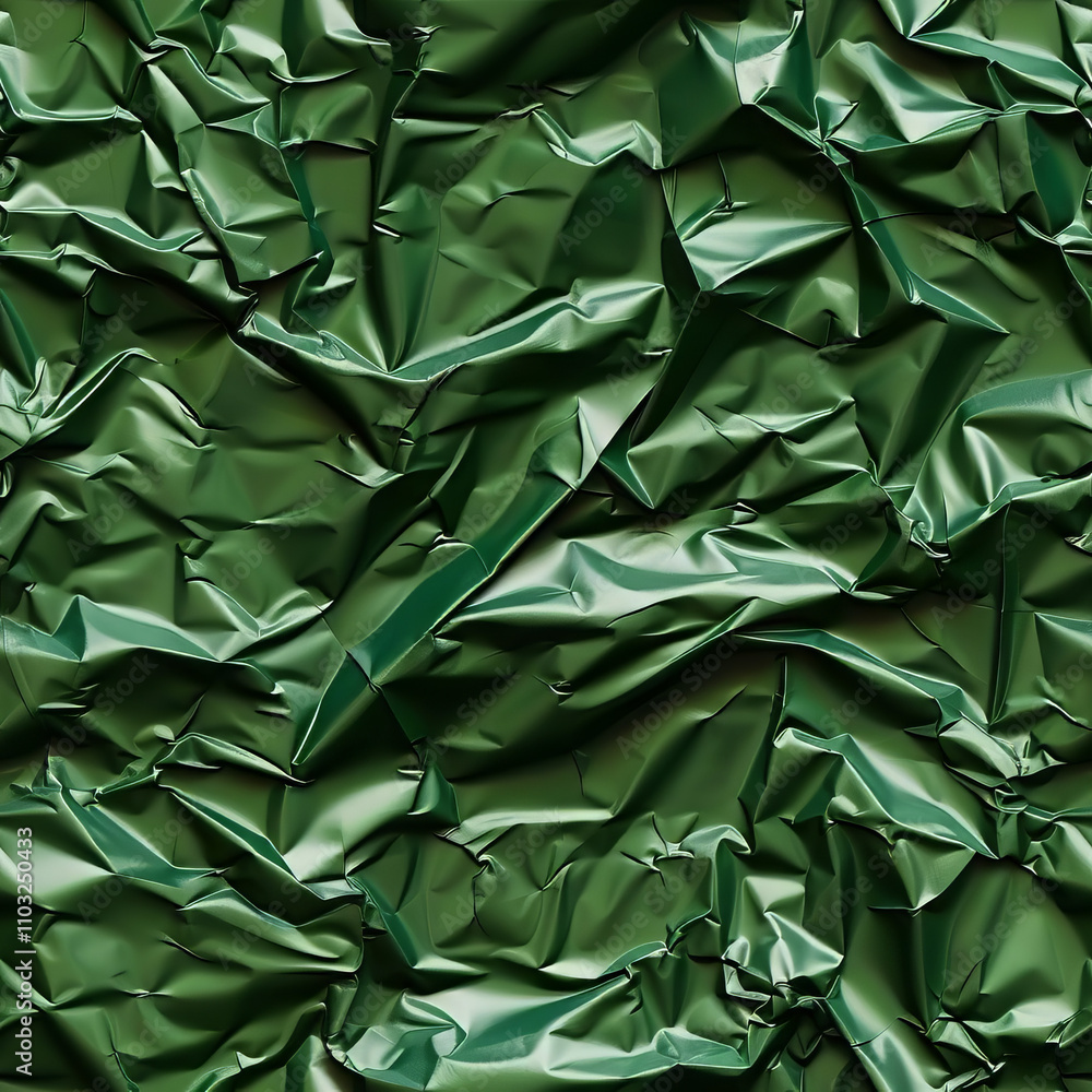 Crumpled Shiny Metallic 3d Geometric Abstract Background Crumpled Shiny Metallic 3d Geometric Abstract Background