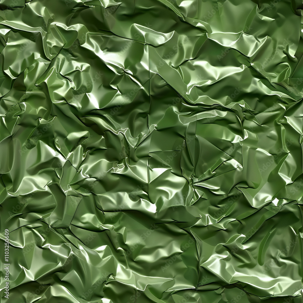 Crumpled Shiny Metallic 3d Geometric Abstract Background Crumpled Shiny Metallic 3d Geometric Abstract Background