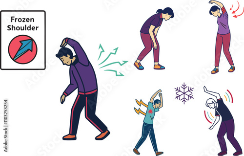 myositis disease color icon vector. myositis disease sign. isolated symbol illustration