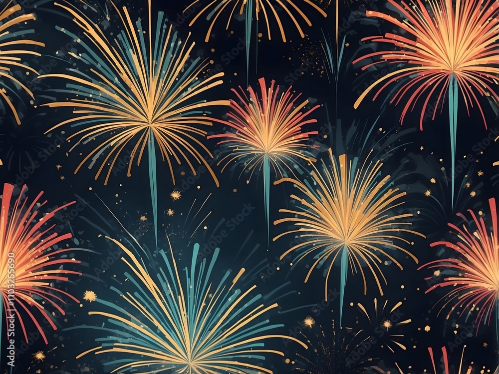 abstract fireworks background and space for text. Fireworks at Night
abstract fireworks background and space for text. Fireworks at Night