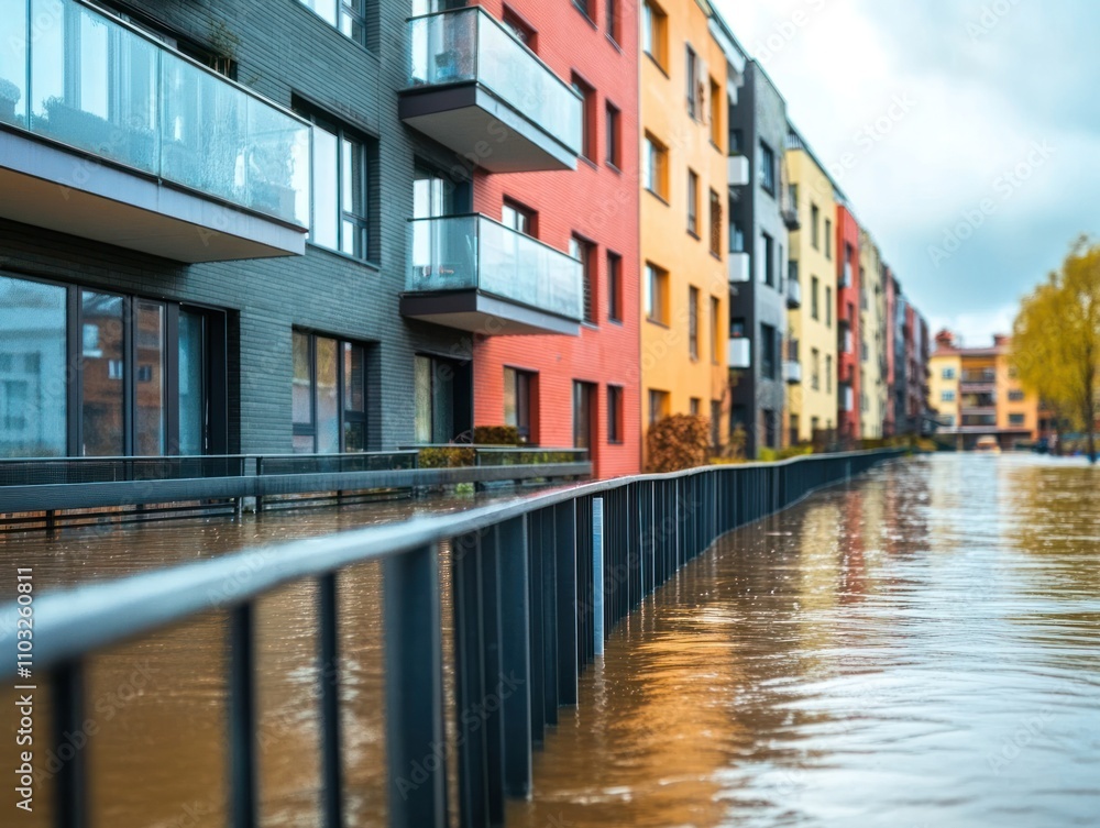 Eco-friendly flood control and storm barriers in cities Eco-friendly flood control and storm barriers in cities