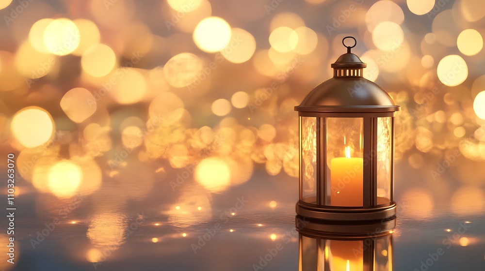 Intricate Islamic Art Patterns and Lanterns for Ramadan-Themed Decor