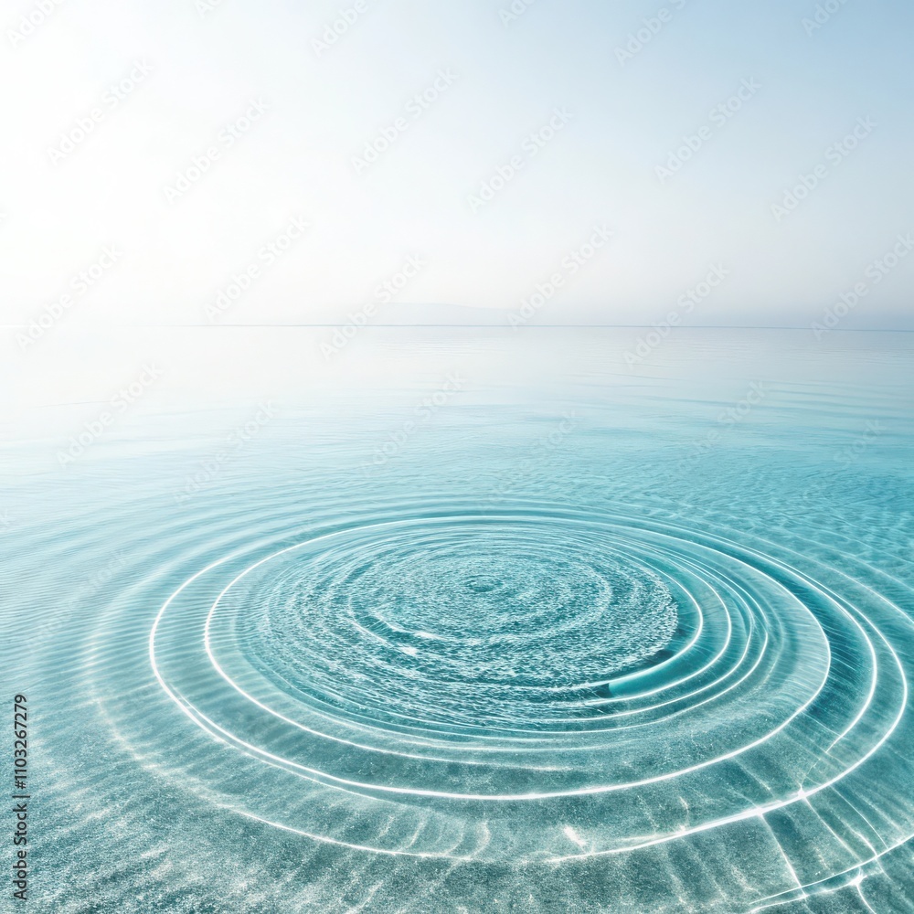 Fototapeta premium clear water ripples background