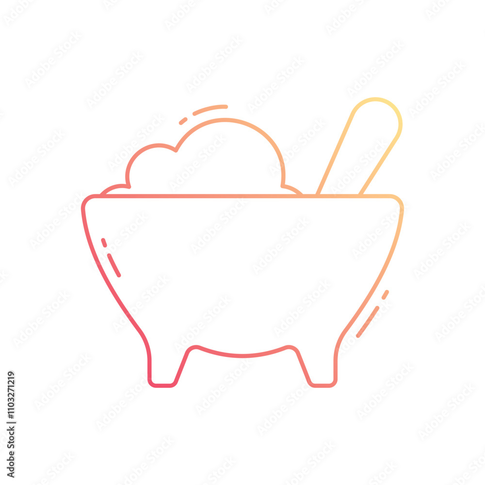 Molcajete vector icon