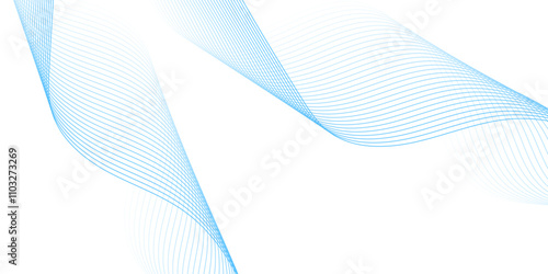 Abstract technology wave lines, frequency sound, data science, business wave line background. Abstract wavy element for design on transparent background isolated
