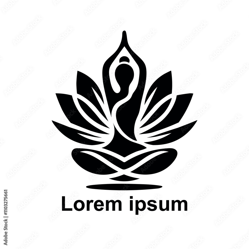 yoga logo for your brand yoga logo for your brand