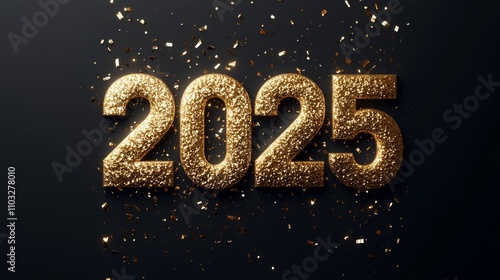 Golden Glitter 2025 New Year Celebration