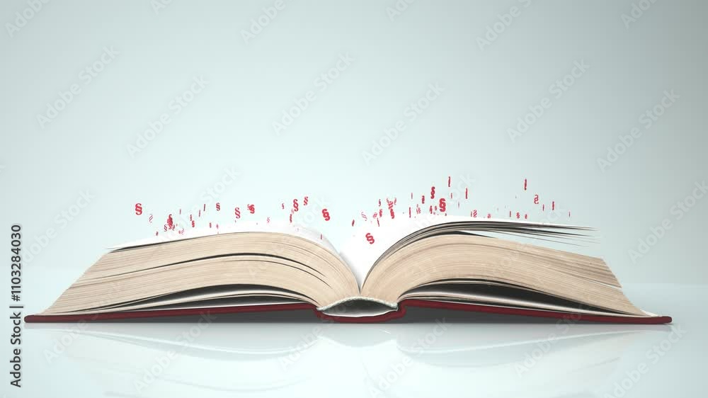 4k video Law Book Red Paragraphs. ProRes 4444. 4k video Law Book Red Paragraphs. ProRes 4444.