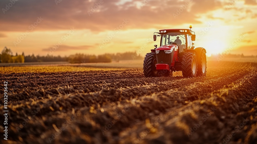 Obraz premium Sustainable agriculture: farmers implementing eco-friendly practices to protect the land