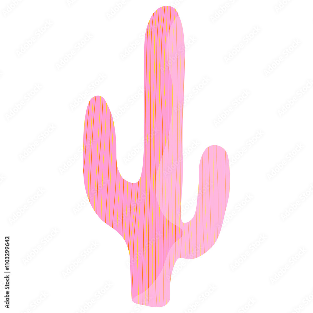 Obraz premium Pink cactus