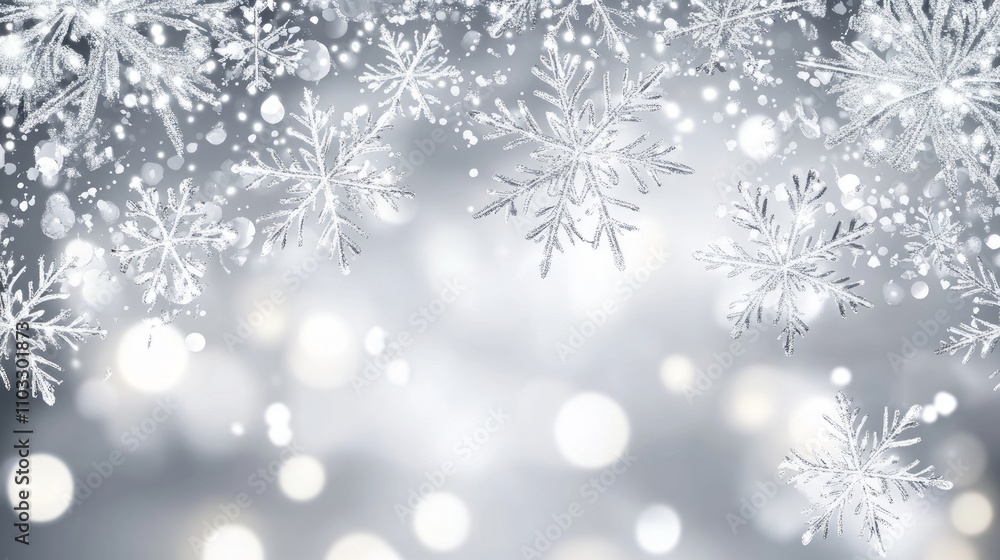 Winter Snowflakes Background Winter Snowflakes Background