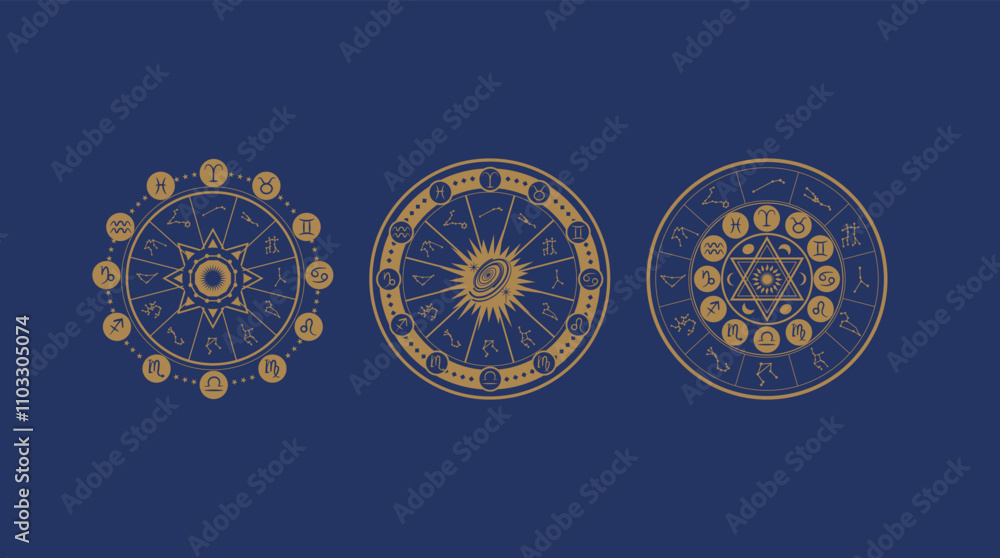 Astrology wheel, Horoscope, Mystery, Star map and magic circle. Astrology wheel, Horoscope, Mystery, Star map and magic circle.