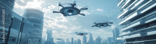 Futuristic AI Driven Drones...