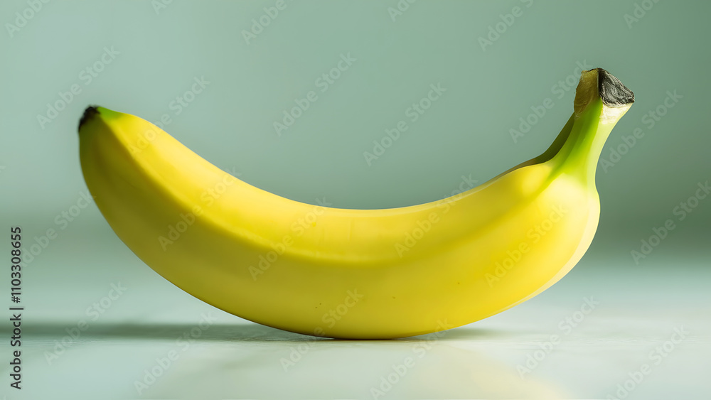 Yellow banana on the table with abstract background Yellow banana on the table with abstract background
