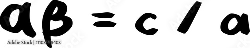 Algebraic Equation, Product of Roots of a Quadratic Equation