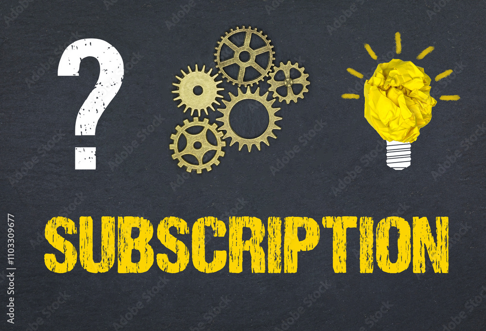 Obraz premium subscription