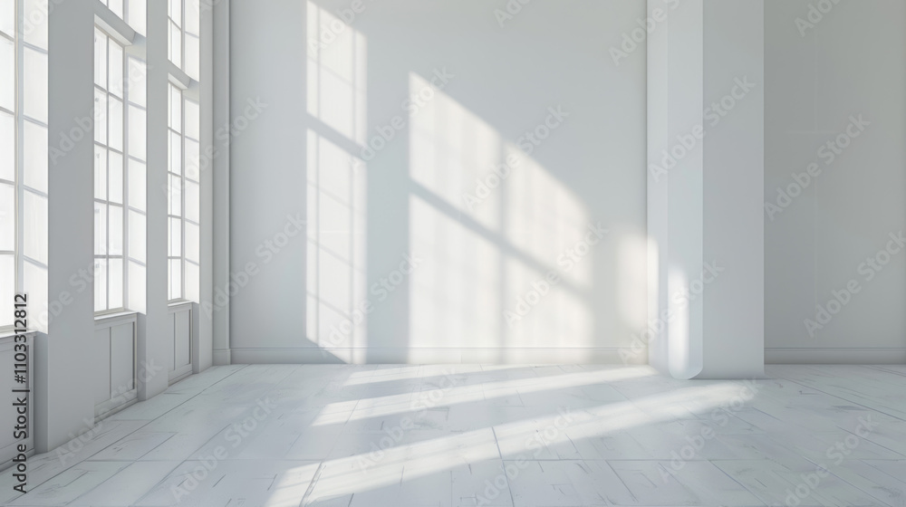 Empty Room With Shadows Empty Room With Shadows