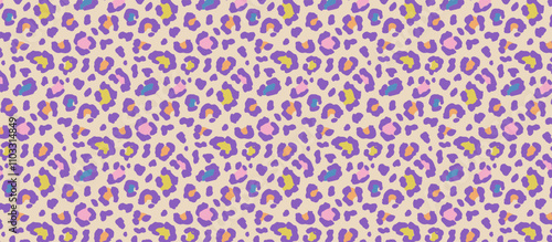 Cheetah and leopard print, spotted pattern and background