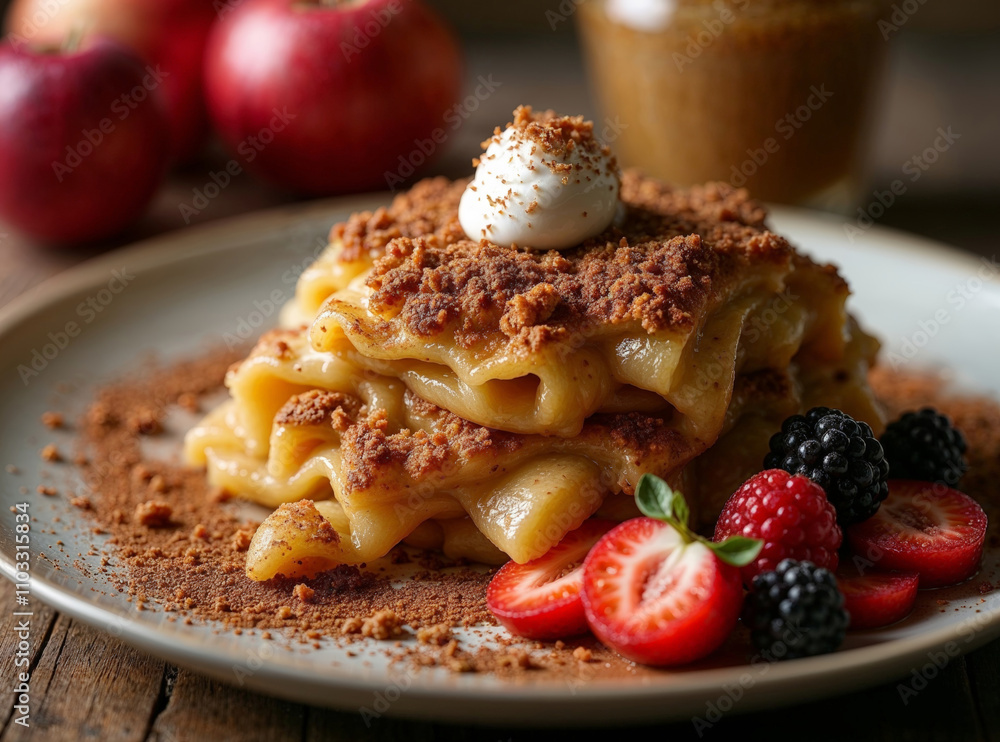 Tiramisu Apple Crumble Tiramisu Apple Crumble