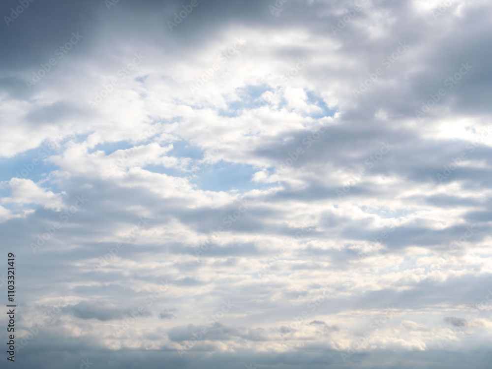 Obraz premium 秋雨の日の束の間の晴れ間28