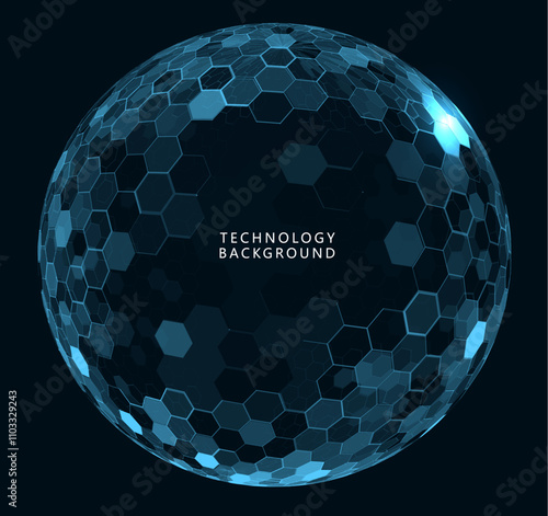 Abstract graphic symbolizing gene editing, DNA technology, vector illustration.