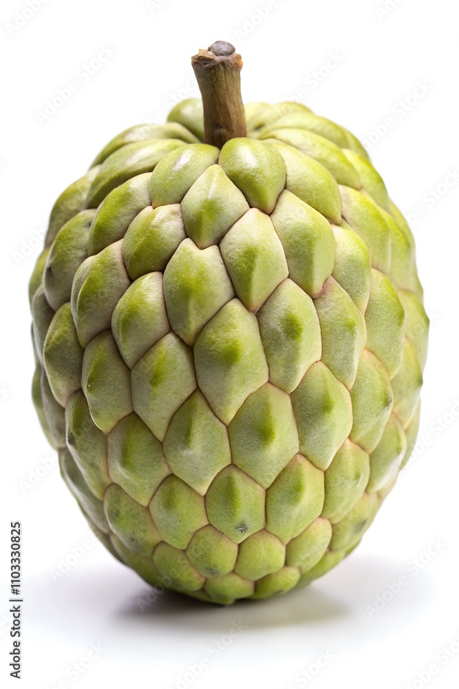 cherimoya on white background cherimoya on white background