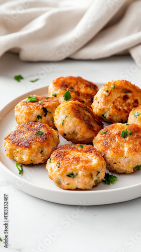 Golden-Brown Salmon and Potato Patties