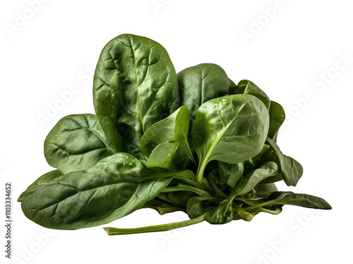 Fresh Green Spinach Leaves