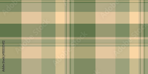 Yard background pattern vector, smooth seamless textile check. Identity fabric plaid tartan texture in pastel and yellow colors.