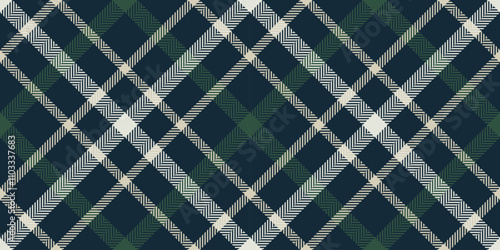 Shape seamless textile texture, line tartan background check. Poster plaid vector fabric pattern in dark and light colors.