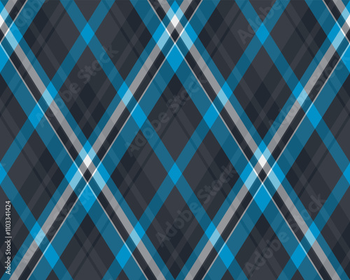 Argyle pattern of geometric rhombus. Harlequin check wallpaper design. Classic diamond shaped textile material for web background, print fabric clothing, sweater, wrapping paper, gift card, invitation