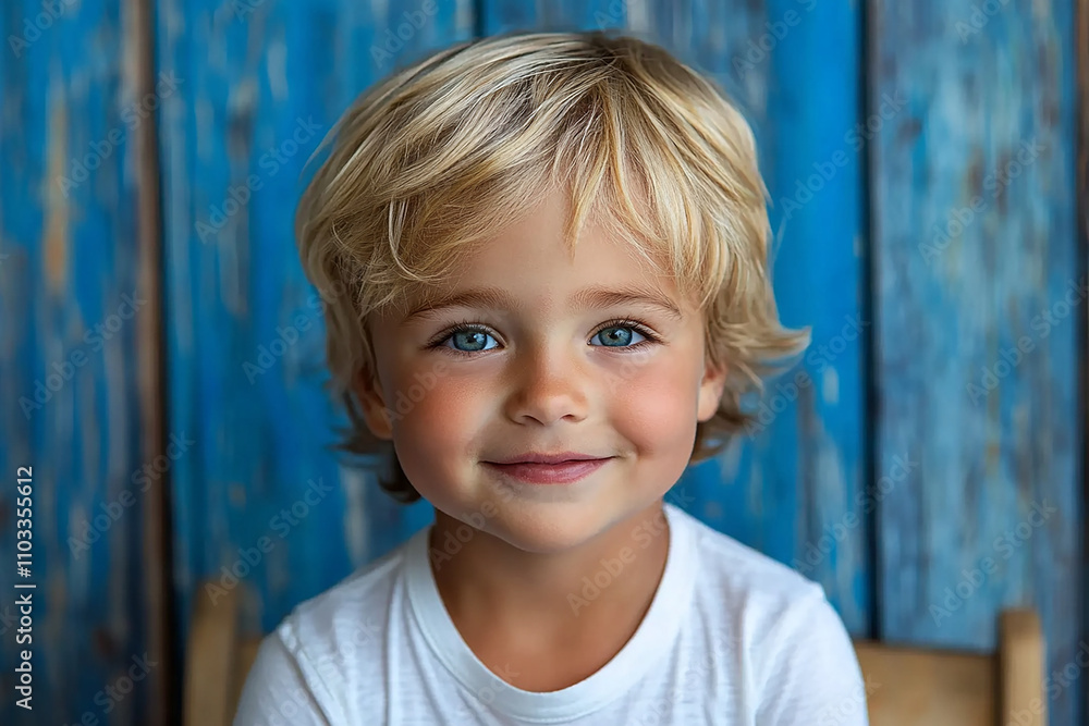 portrait of an white little boy with a smile portrait of an white little boy with a smile