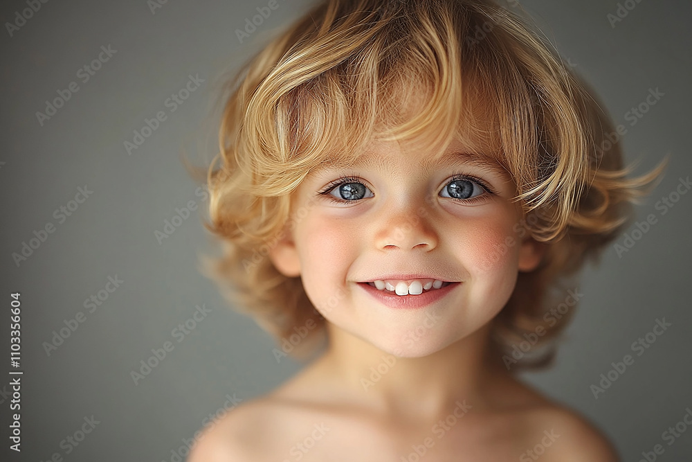 portrait of an white little boy with a smile portrait of an white little boy with a smile