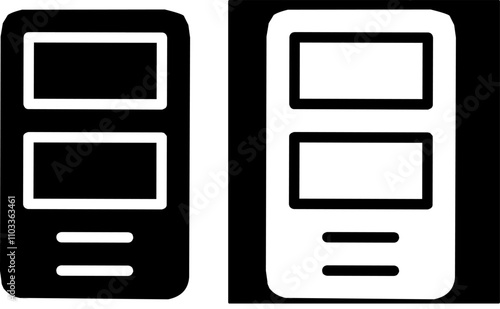 Keyless illustration black and white