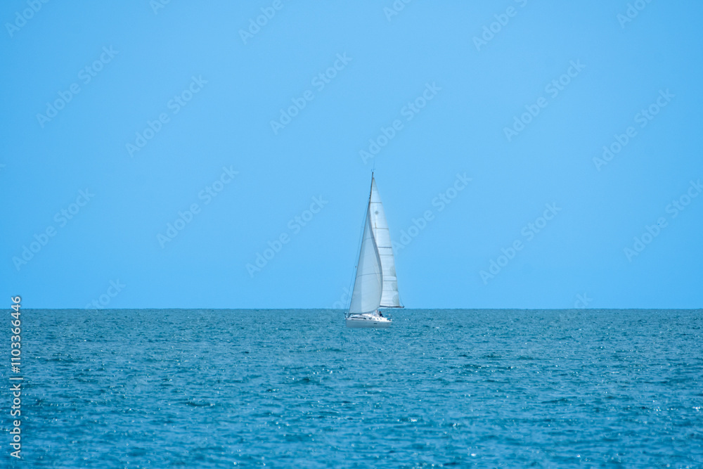 Naklejka premium Voilier