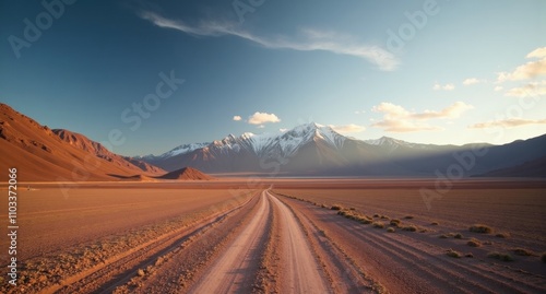 Atacama Desert landscape captured with a Nikon D850 and Nikon AF-S NIKKOR 14-24mm f/2.8G ED lens, natural light, National Geographic style, from the east.