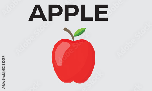 Creative apple design template.