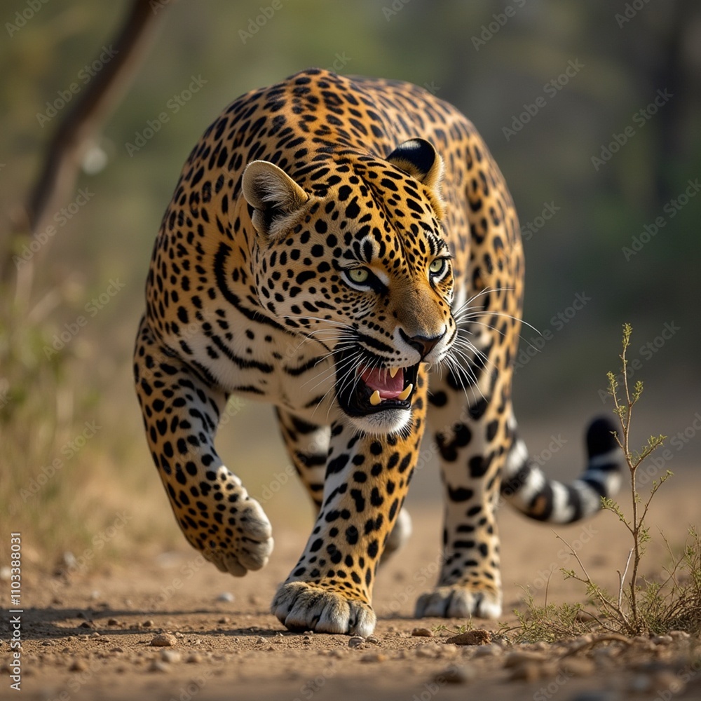 Obraz premium leopard in the zoo