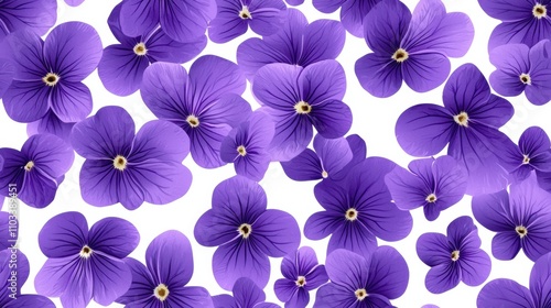 Beautiful Vibrant Purple Floral Background with Delicate Petals and Soft Textures