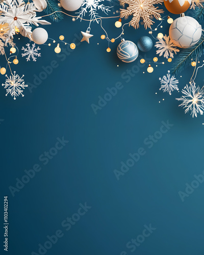 New Year or Christmas festival card poster or wallpaper, it can be used in advertising. There is space to text.
