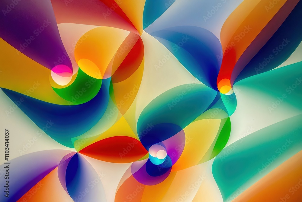 Multicolor abstract gradients with curved light shapes. Multicolor abstract gradients with curved light shapes.