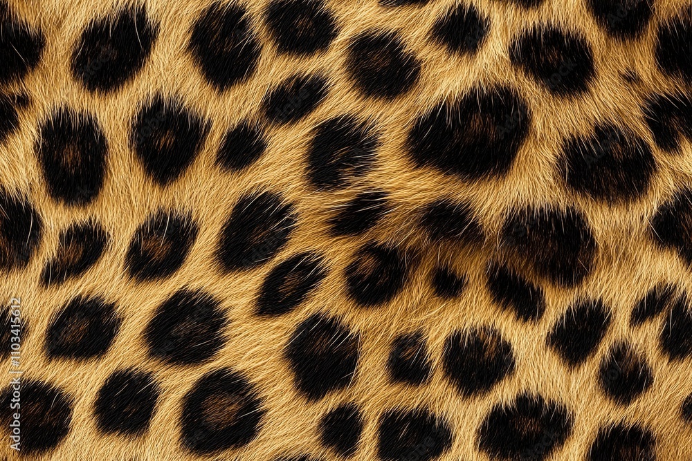 Fototapeta premium seamless pattern leopard skin