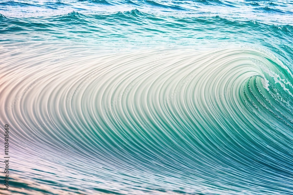 Ocean wave with smooth textures and soft gradients. Ocean wave with smooth textures and soft gradients.