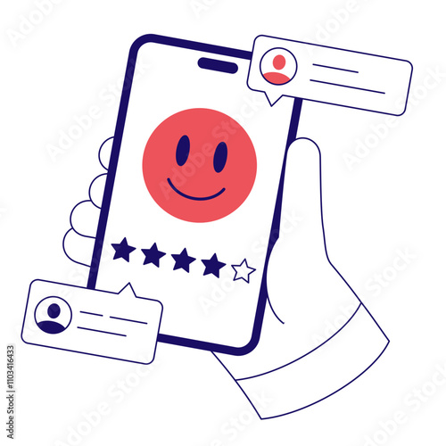 Positive rating and customer feedback