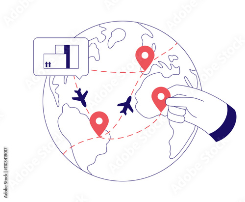 International transportation and delivery logistics