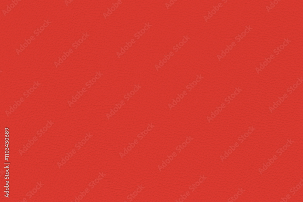 Vivid Poppy Red Leather Texture with Subtle Grain for Backgrounds and Design Vivid Poppy Red Leather Texture with Subtle Grain for Backgrounds and Design