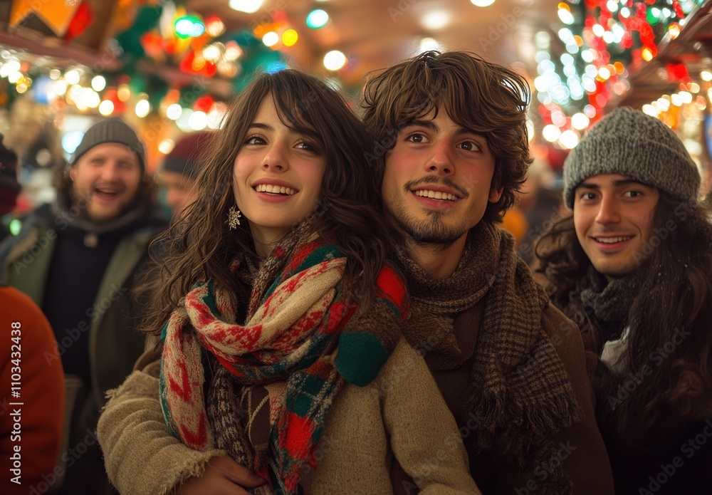 A group of people are smiling and posing for a picture A group of people are smiling and posing for a picture