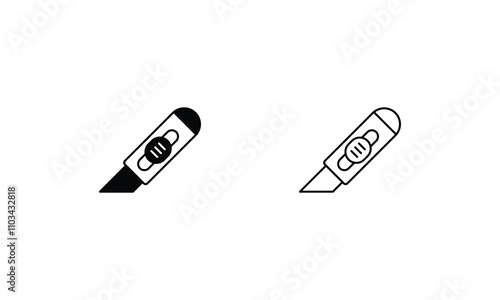 Cutter  vector icon stock illustration